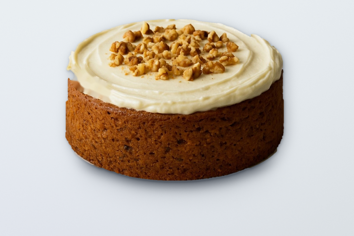 Carrot and walnut cake